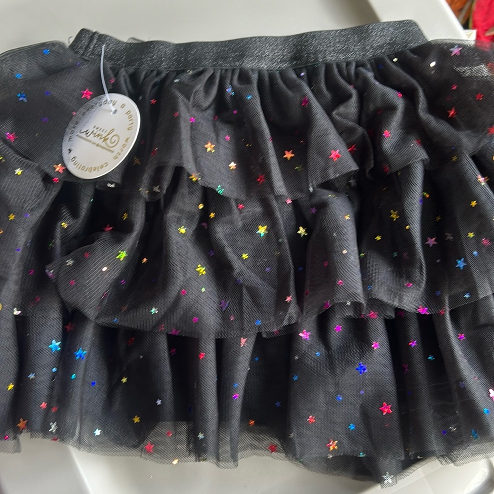Wink stars holiday skirt. Nwts. Gorgeous. 6/8